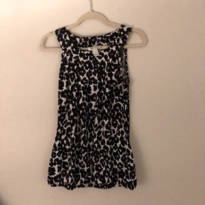 Animal print sleeveless top